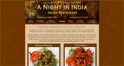 Desktop Screenshot of anightinindia.com.au